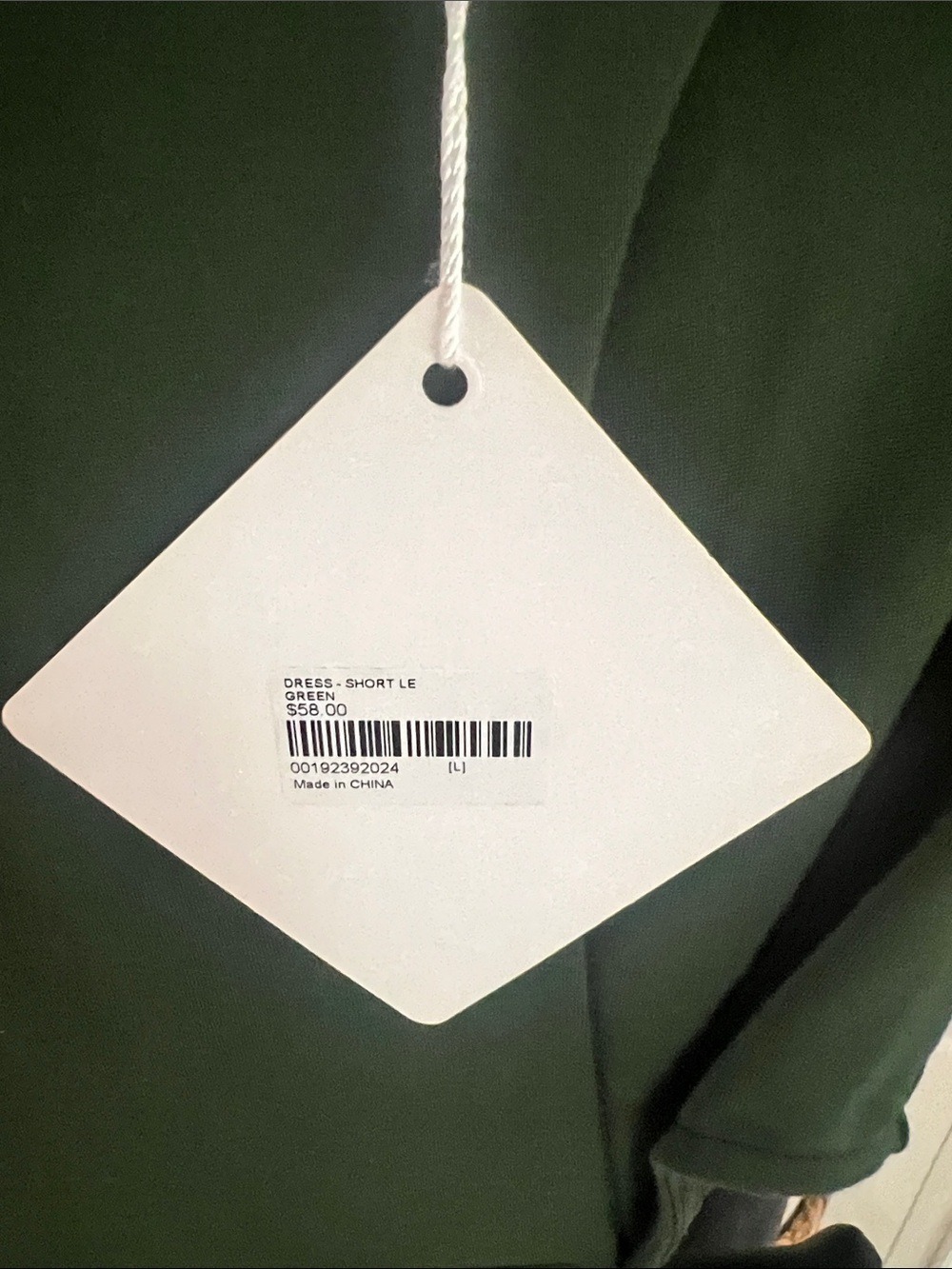 Selfie Leslie Dark Green Long-Sleeve Asymmetrical Wrap Dress - Picture 3 of 9